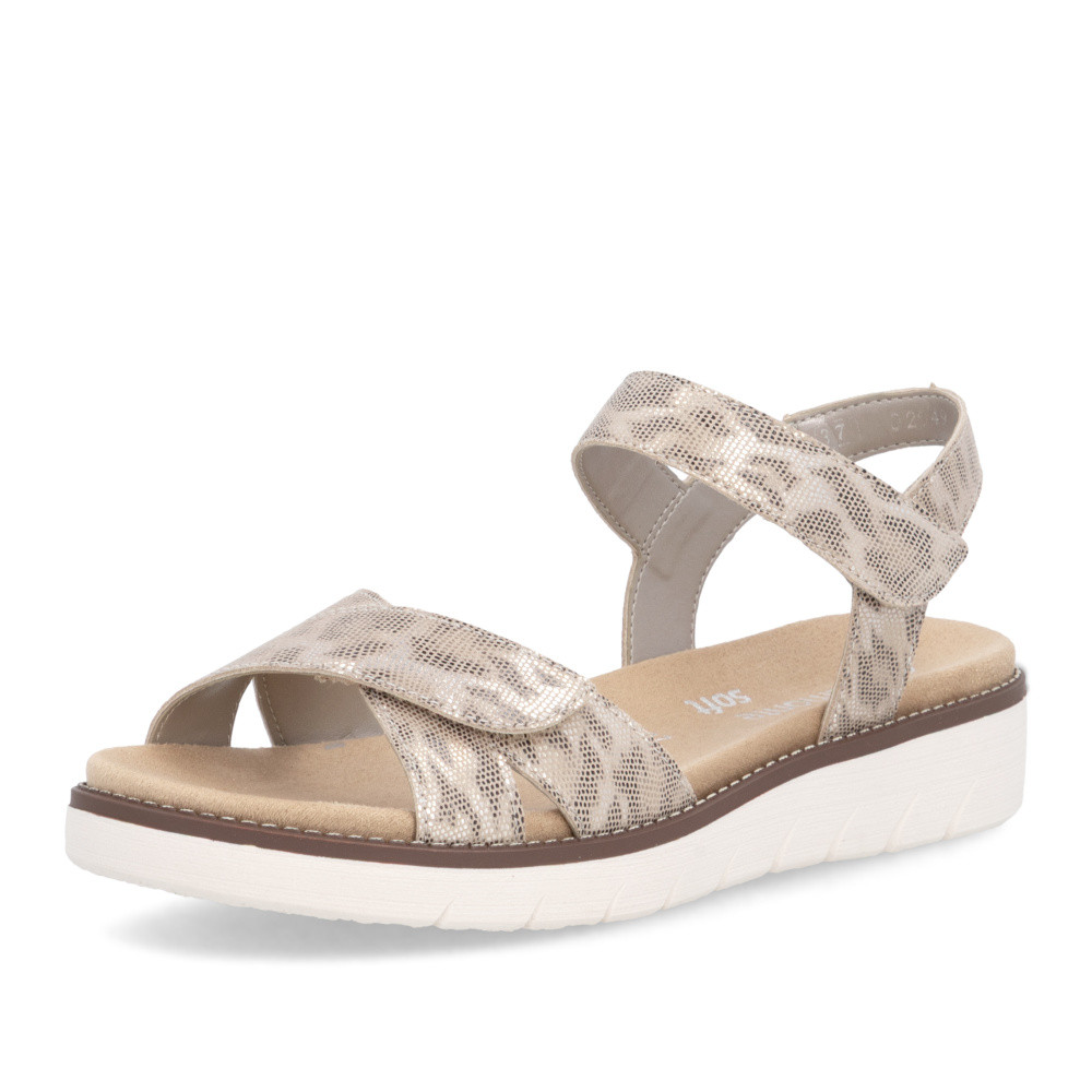 detail Dámské sandály REMONTE D2049-91 béžová S6