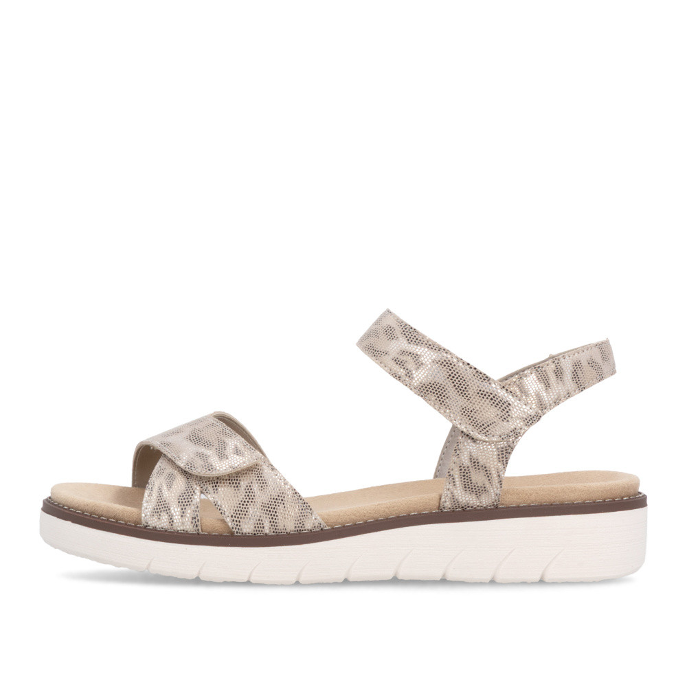 detail Dámské sandály REMONTE D2049-91 béžová S6