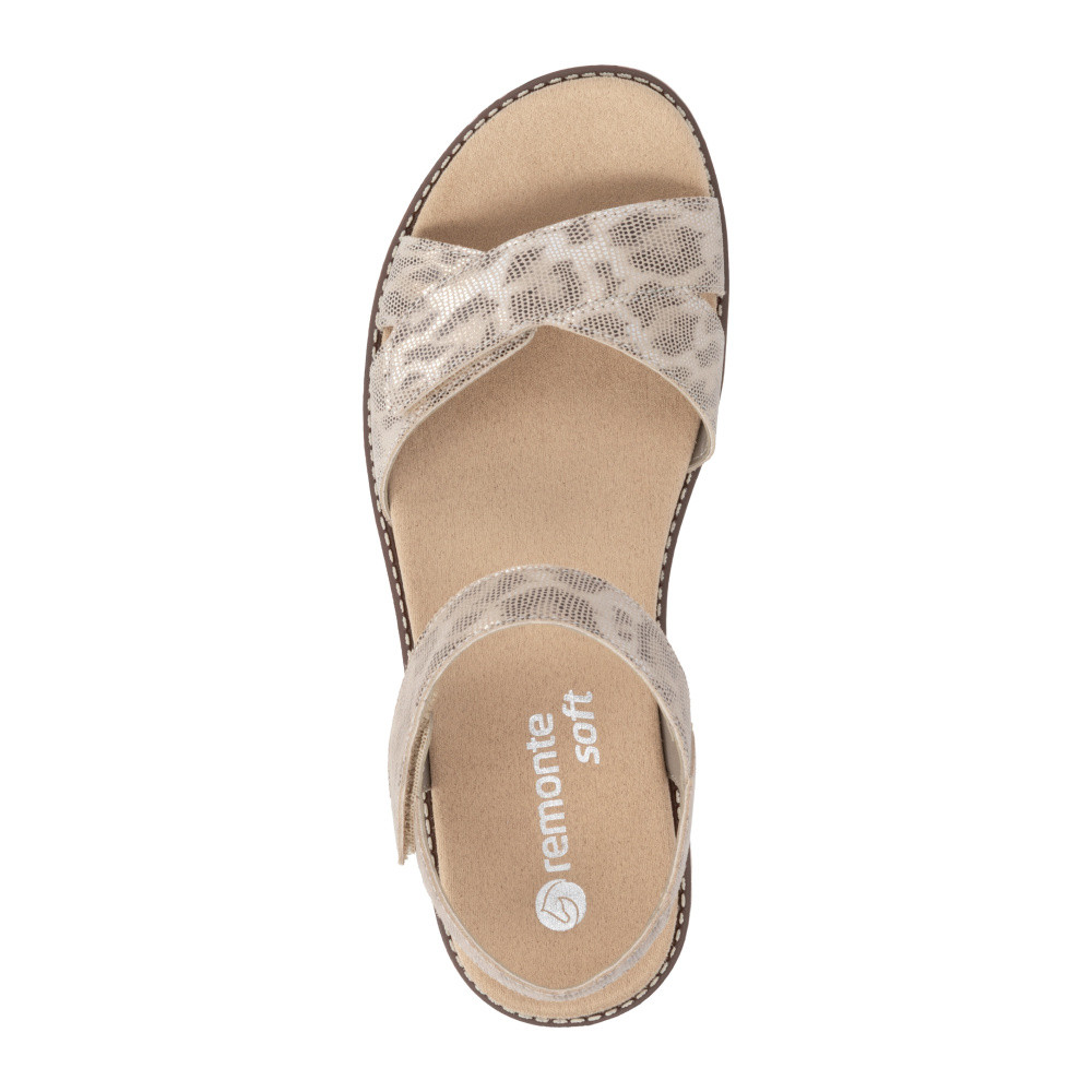 detail Dámské sandály REMONTE D2049-91 béžová S6