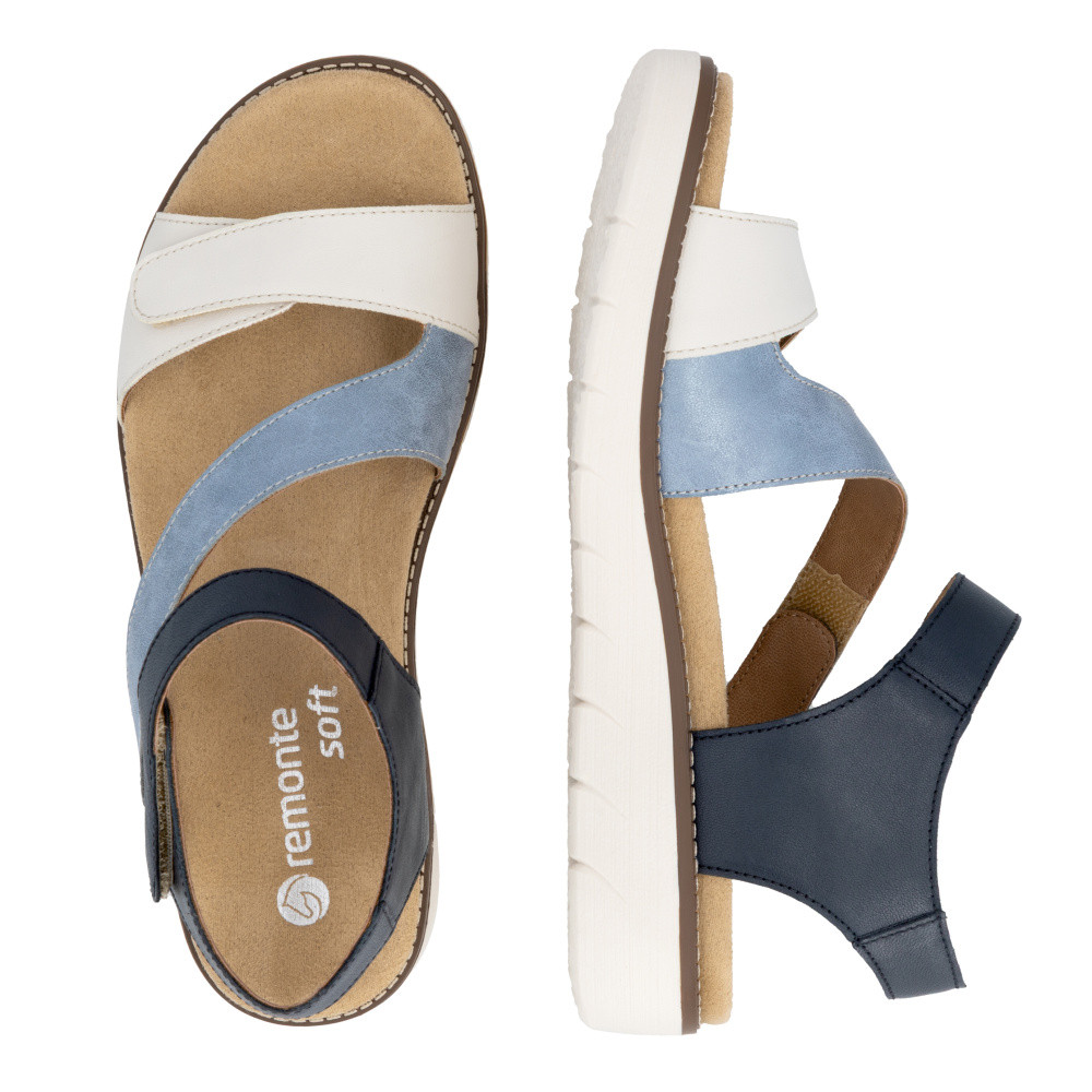 detail Dámské sandály REMONTE D2050-15   BLUE COMBINATION   F/S6