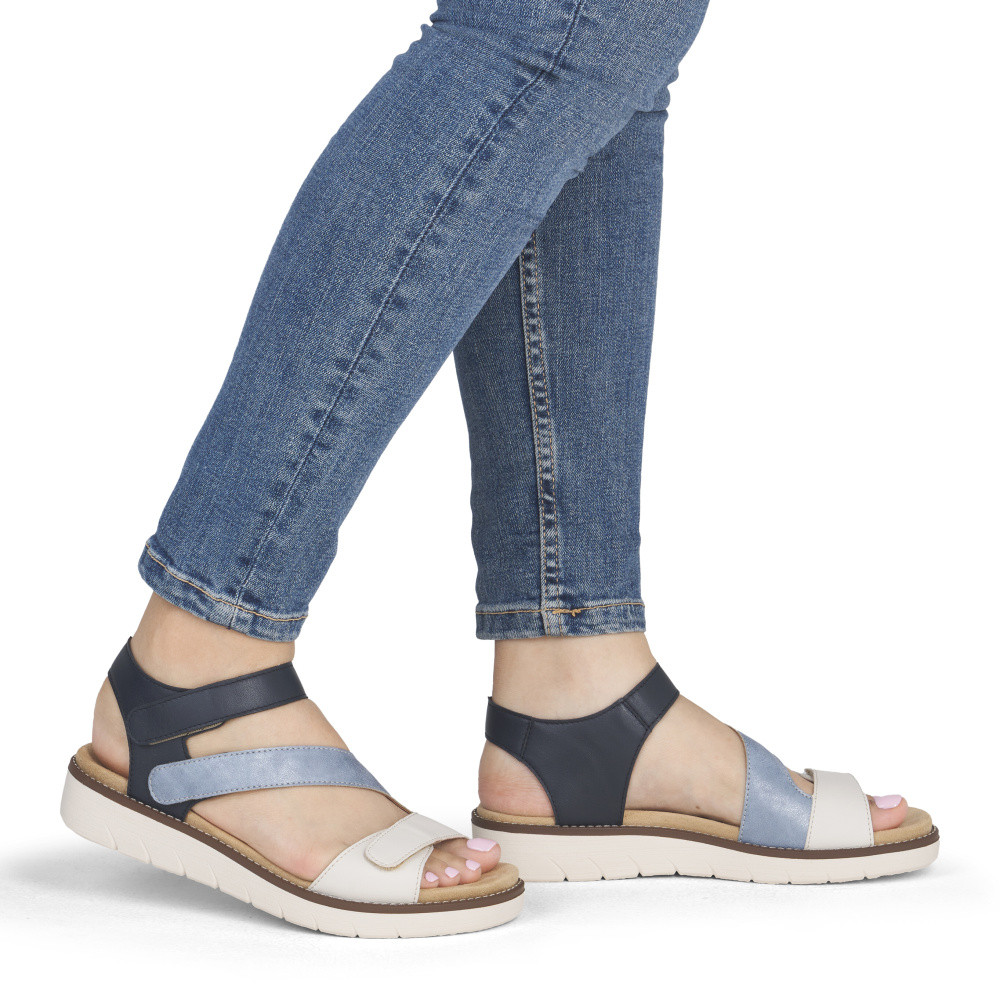 detail Dámské sandály REMONTE D2050-15   BLUE COMBINATION   F/S6