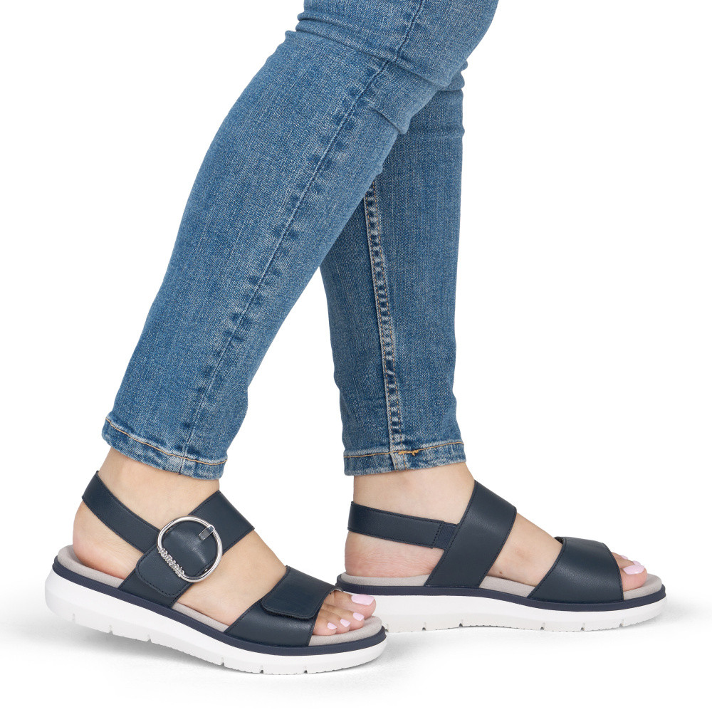 detail Dámské sandály REMONTE D2K50-14 modrá S6