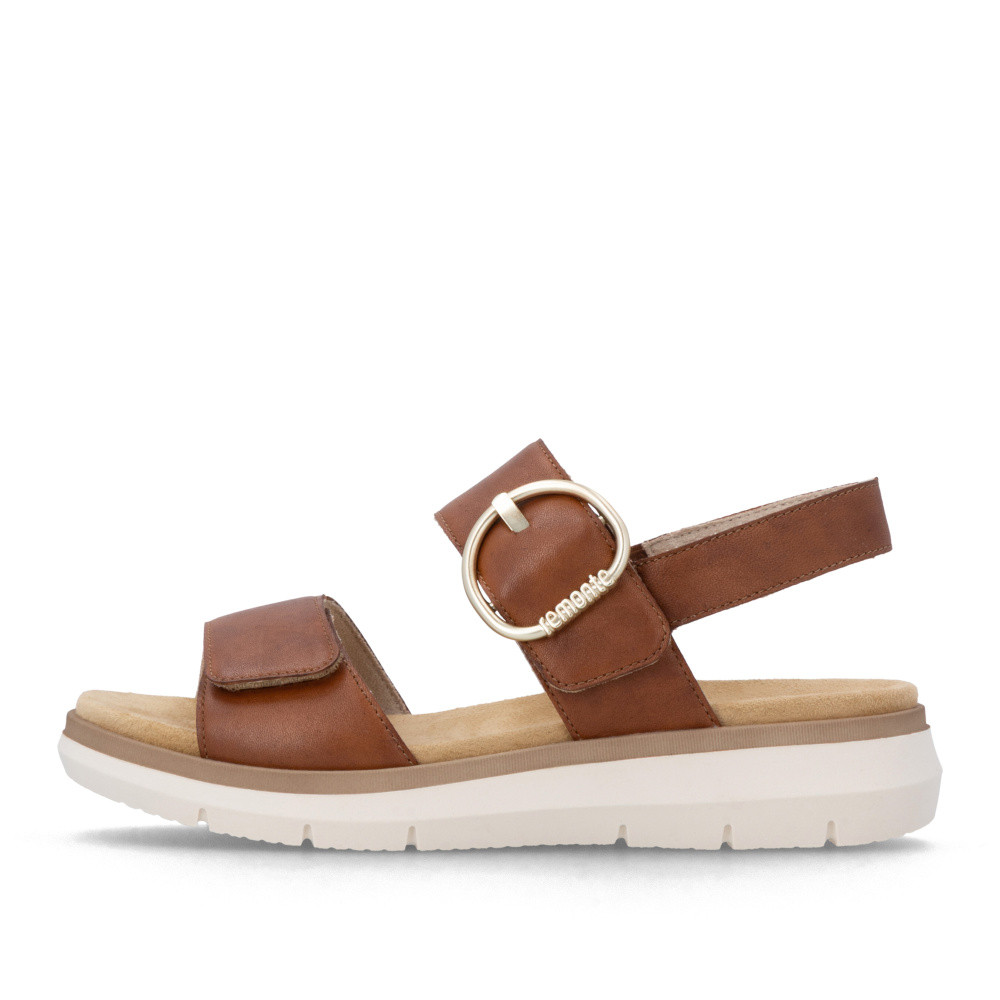 detail Dámské sandály REMONTE D2K50-24 hnědá S6