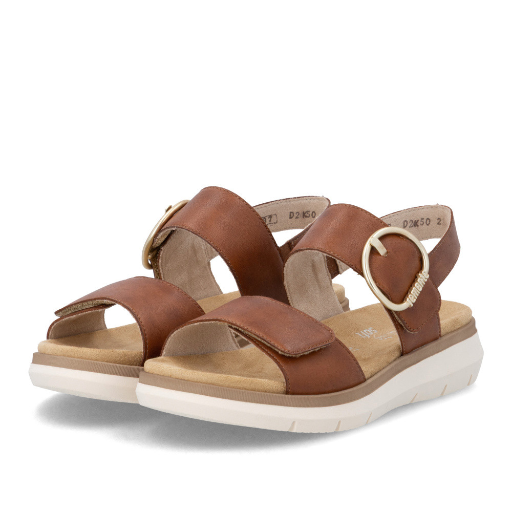 detail Dámské sandály REMONTE D2K50-24 hnědá S6