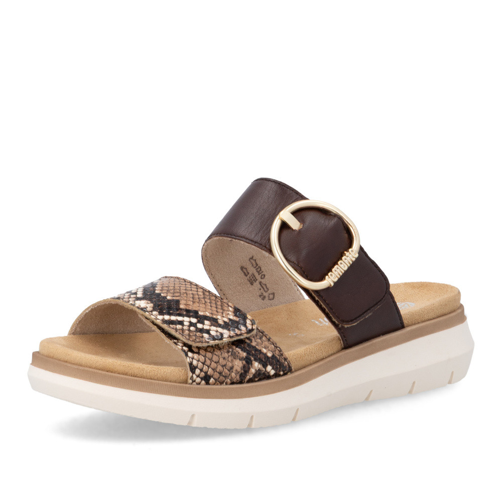 detail Dámské nazouváky REMONTE D2K57-25 hnědá S6