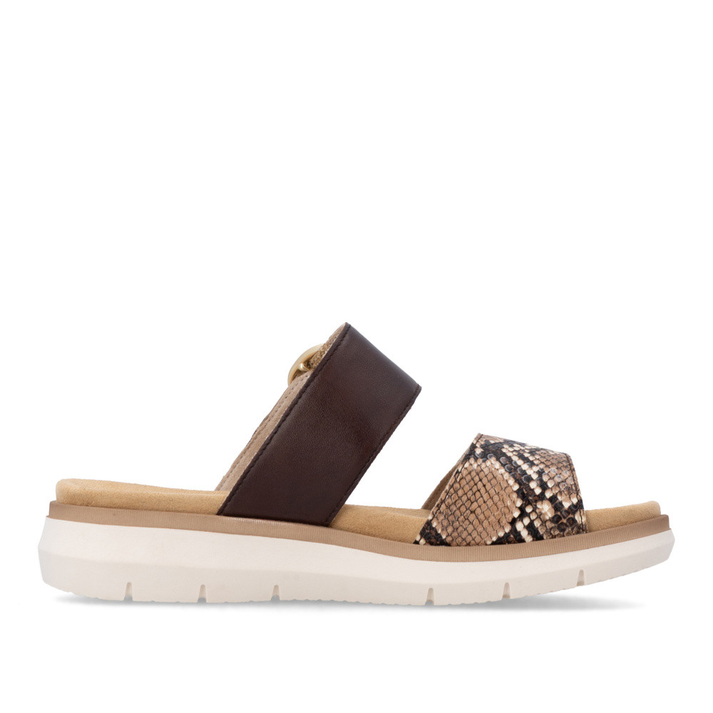 detail Dámské nazouváky REMONTE D2K57-25 hnědá S6