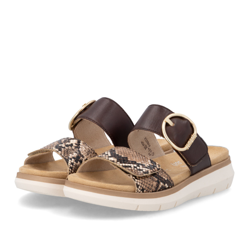 detail Dámské nazouváky REMONTE D2K57-25 hnědá S6