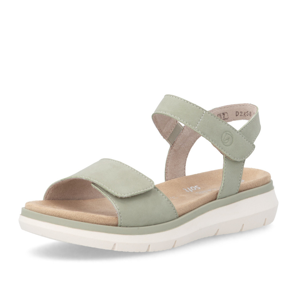 detail Dámské sandály REMONTE D2K58-52 zelená S6