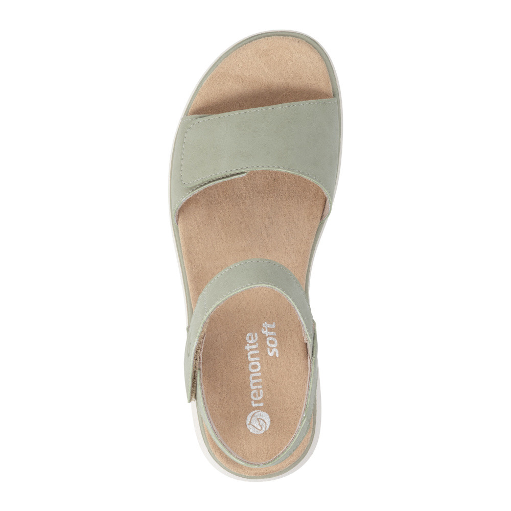 detail Dámské sandály REMONTE D2K58-52 zelená S6