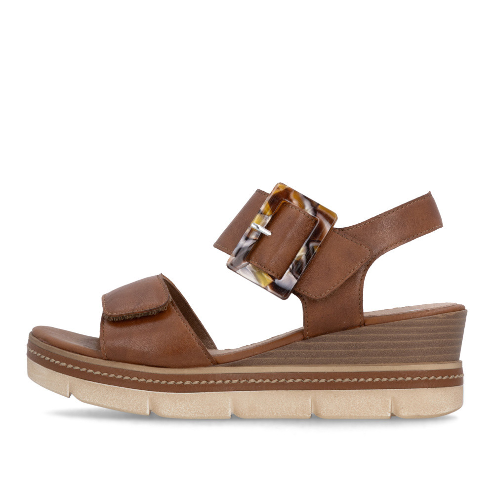 detail Dámské sandály REMONTE D2L53-24 hnědá S6