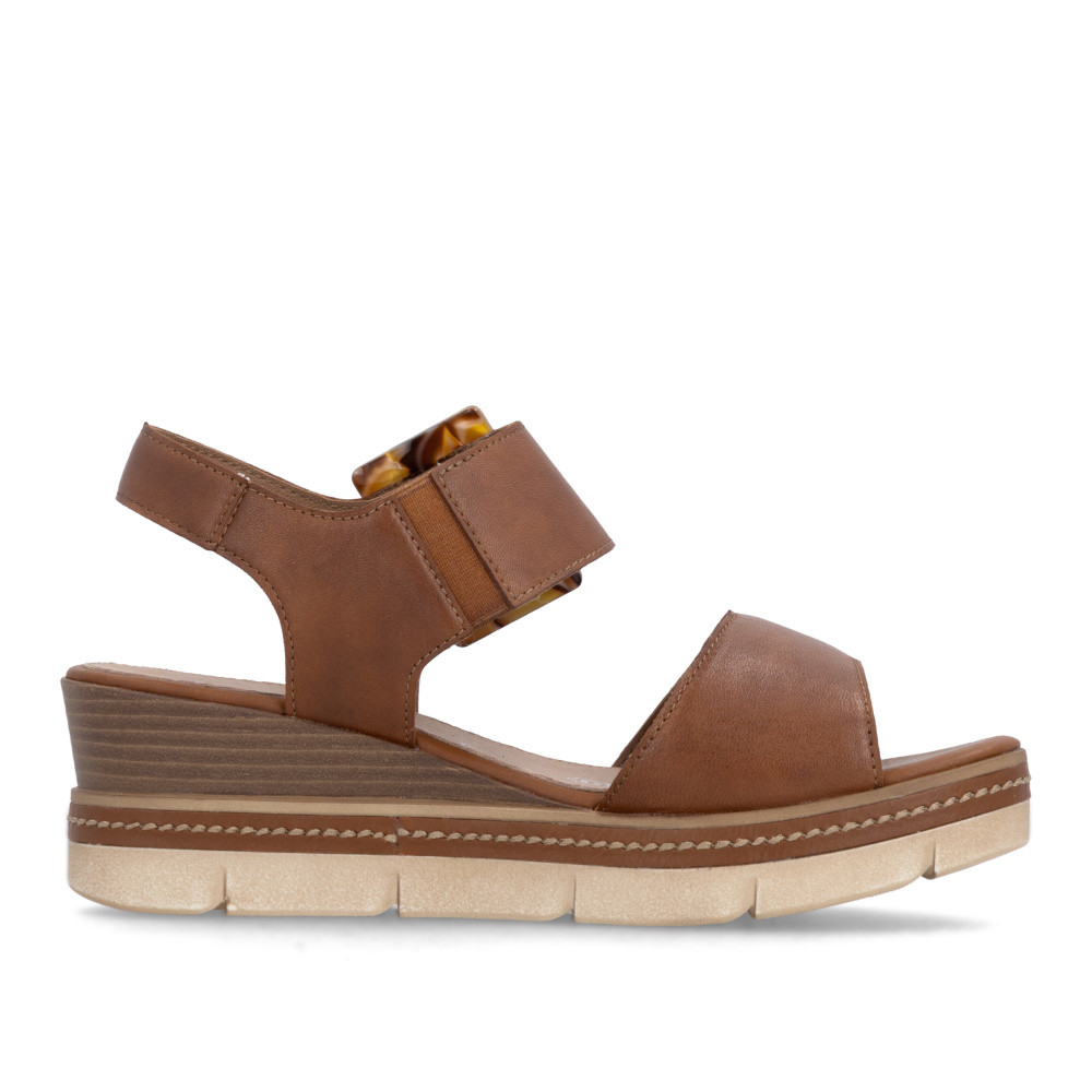 detail Dámské sandály REMONTE D2L53-24 hnědá S6