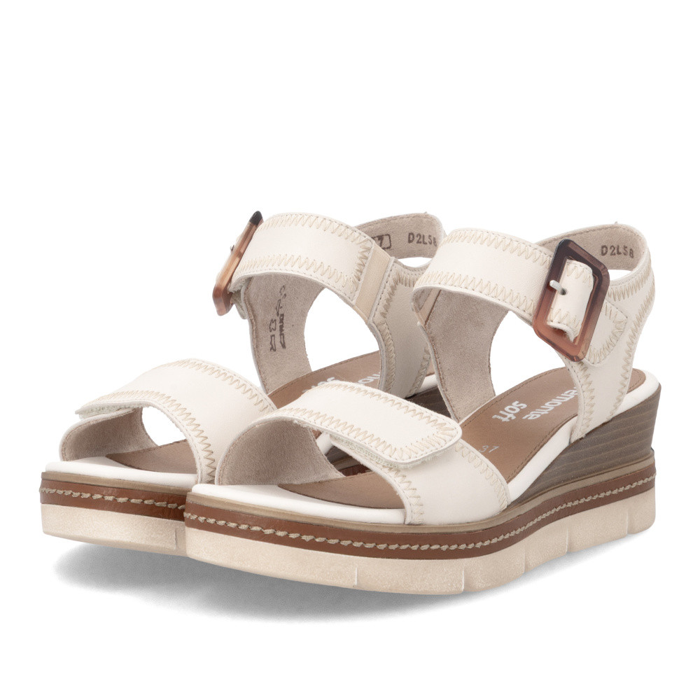 detail Dámské sandály REMONTE D2L58-60 béžová S6
