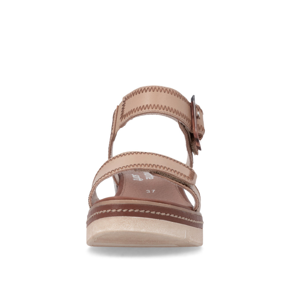 detail Dámské sandály REMONTE D2L58-61 béžová S6