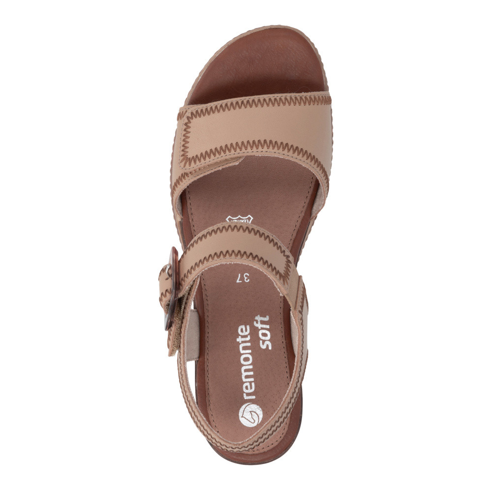 detail Dámské sandály REMONTE D2L58-61 béžová S6