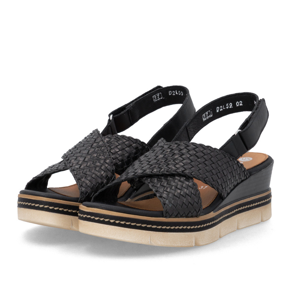 detail Dámské sandály REMONTE D2L59-02 černá S6