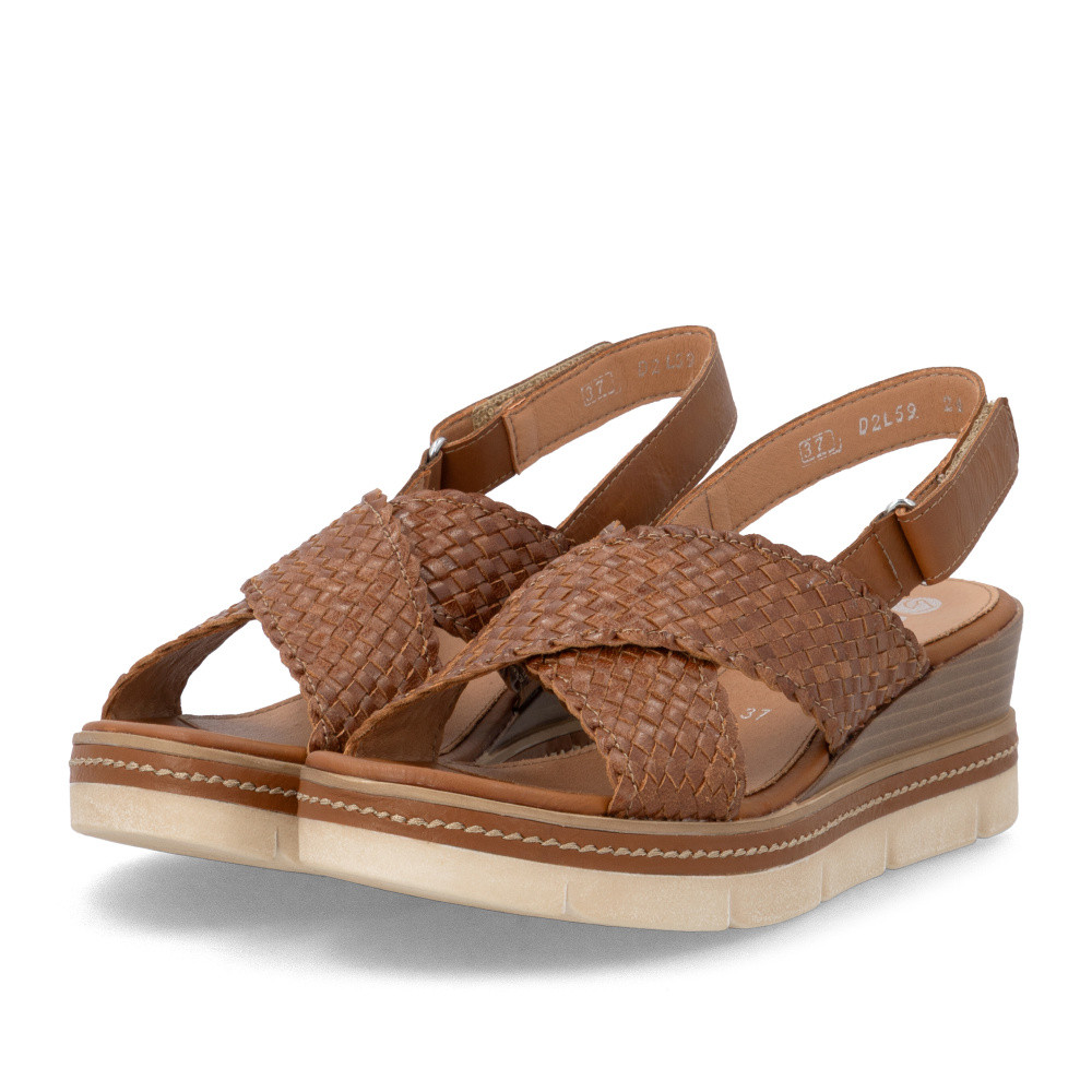 detail Dámské sandály REMONTE D2L59-24 hnědá S6