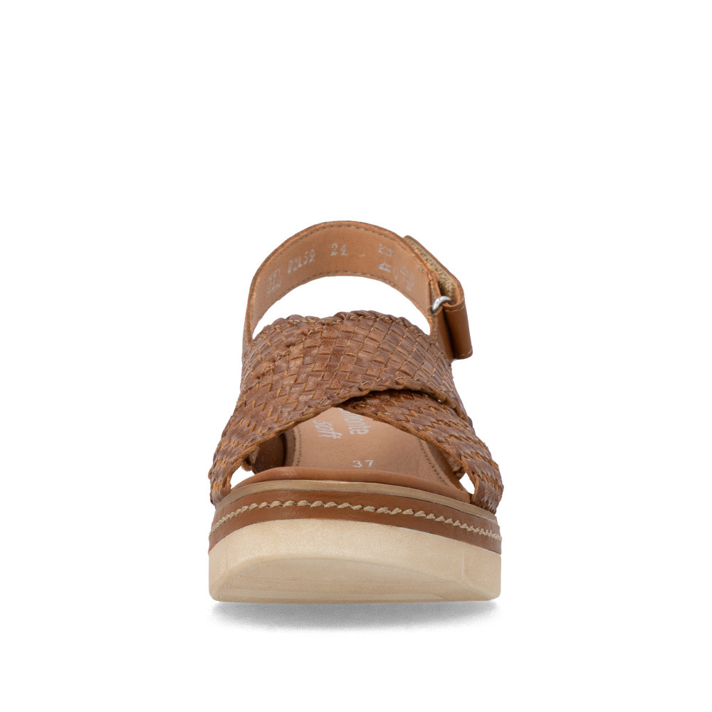 detail Dámské sandály REMONTE D2L59-24 hnědá S6