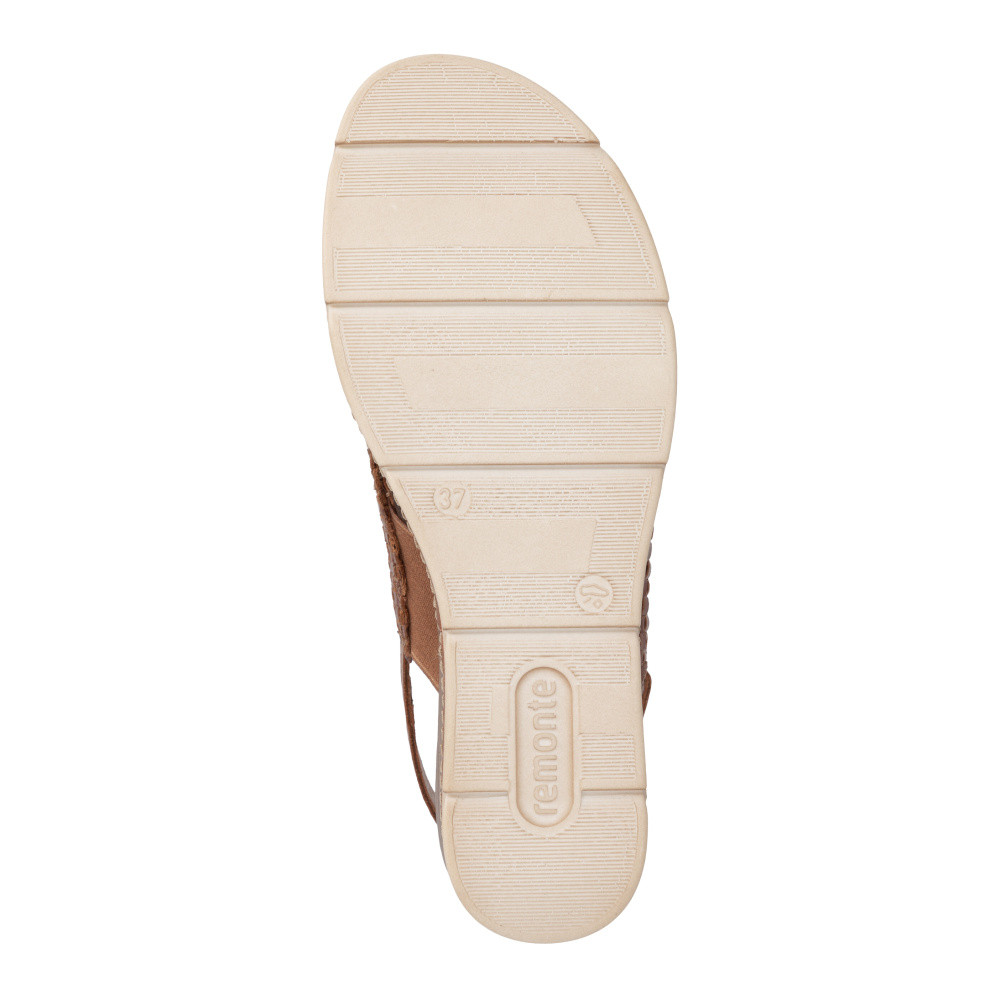 detail Dámské sandály REMONTE D2L59-24 hnědá S6