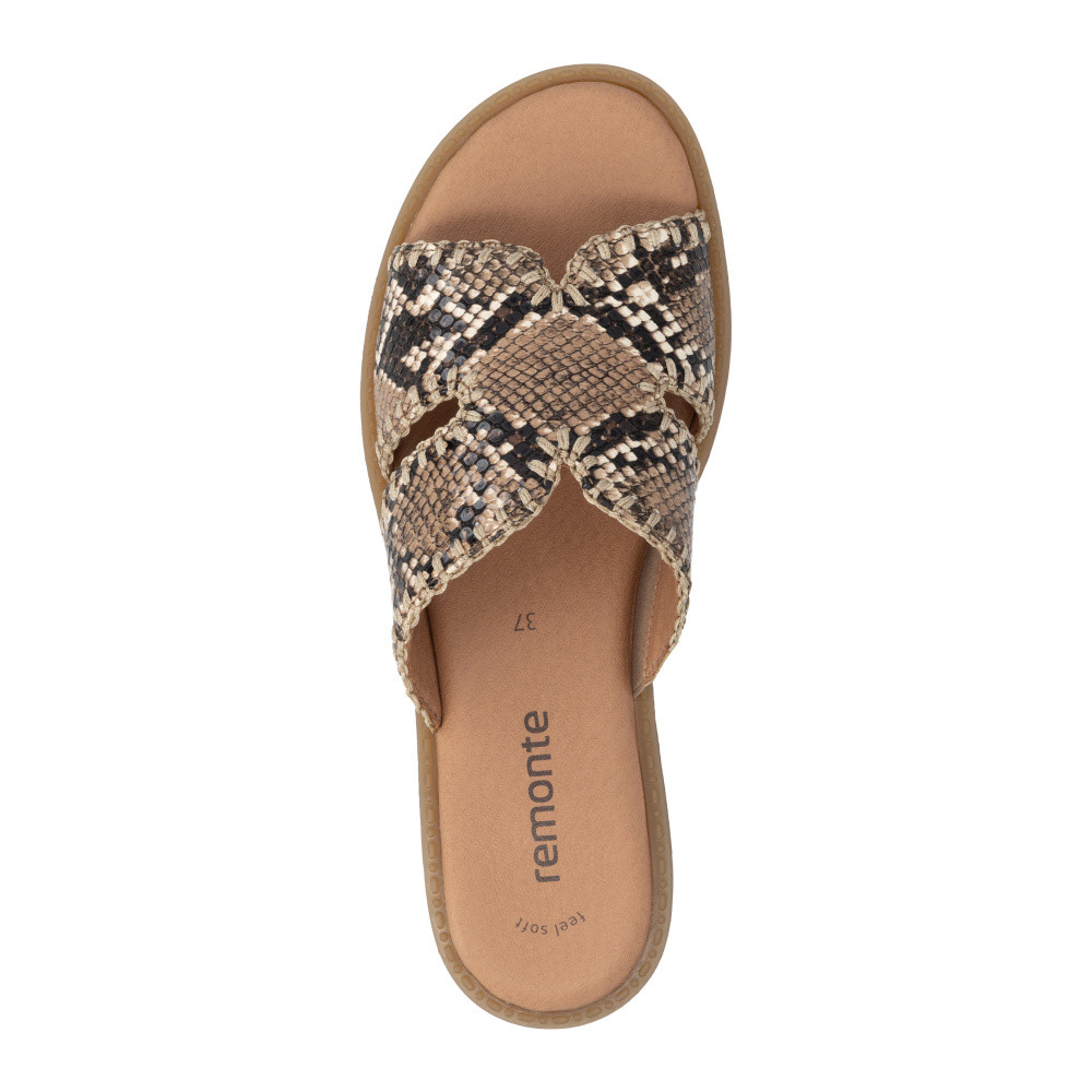 detail Dámské nazouváky REMONTE D3645-25 hnědá S6