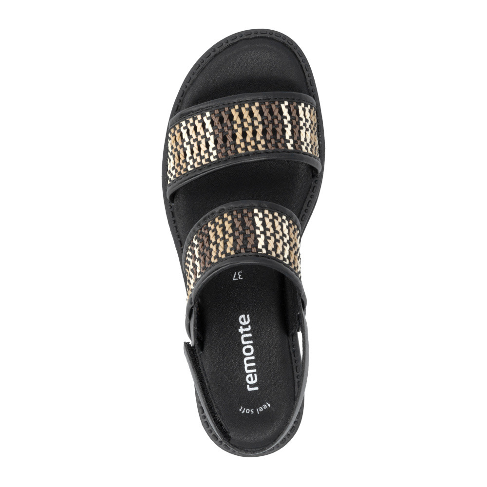 detail Dámské sandály REMONTE D3646-03 černá S6