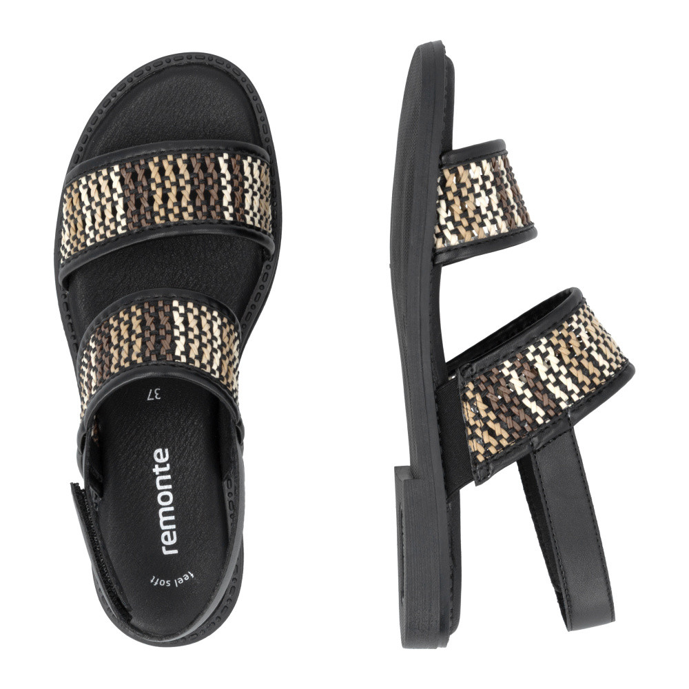 detail Dámské sandály REMONTE D3646-03 černá S6
