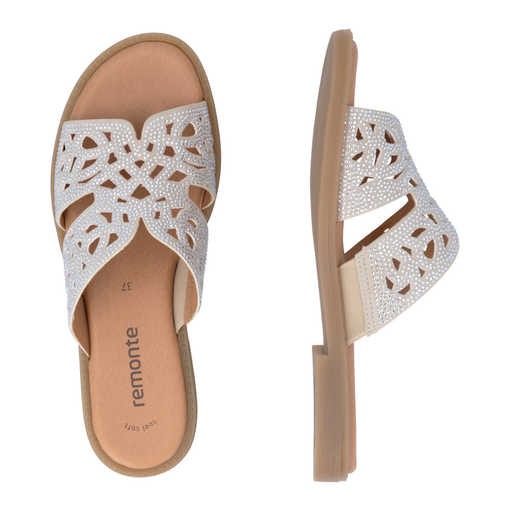 detail Dámské nazouváky REMONTE D3647-62 béžová S6