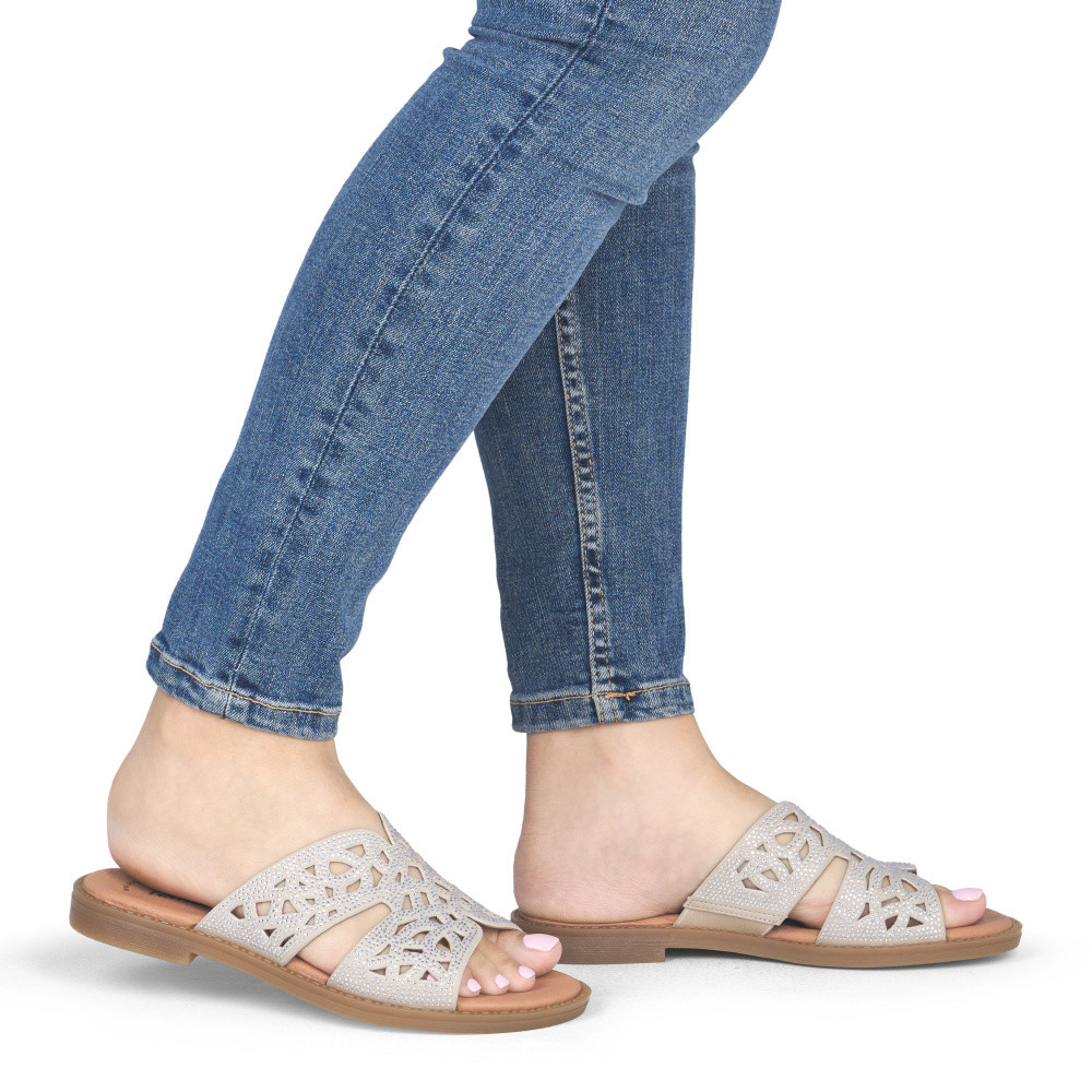 detail Dámské nazouváky REMONTE D3647-62 béžová S6