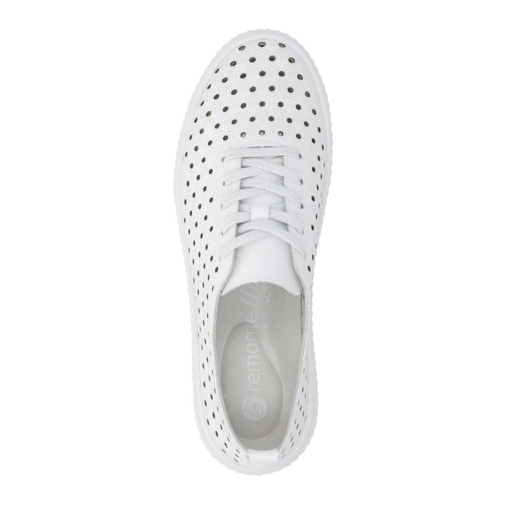 detail Dámské polobotky REMONTE D3E06-80 bílá S6