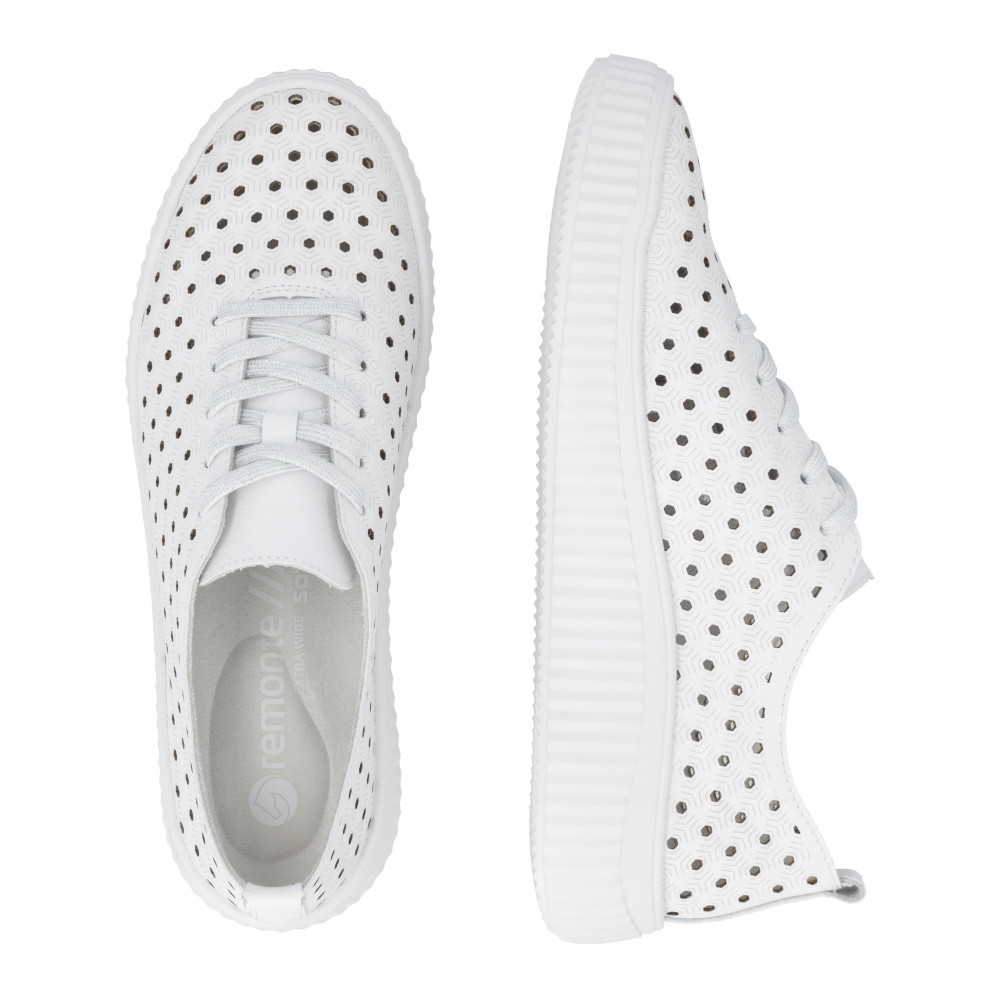 detail Dámské polobotky REMONTE D3E06-80 bílá S6