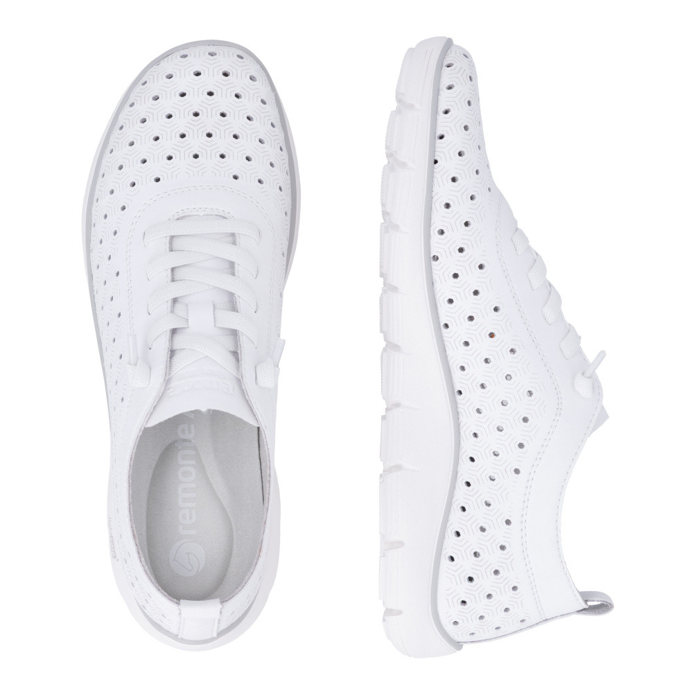 detail Dámské polobotky REMONTE D3G03-80 bílá S6