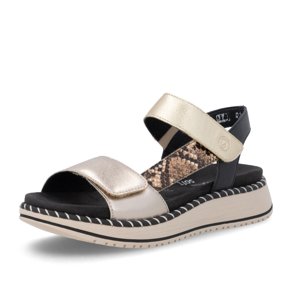 detail Dámské sandály REMONTE D3J50-90 zlatá S6