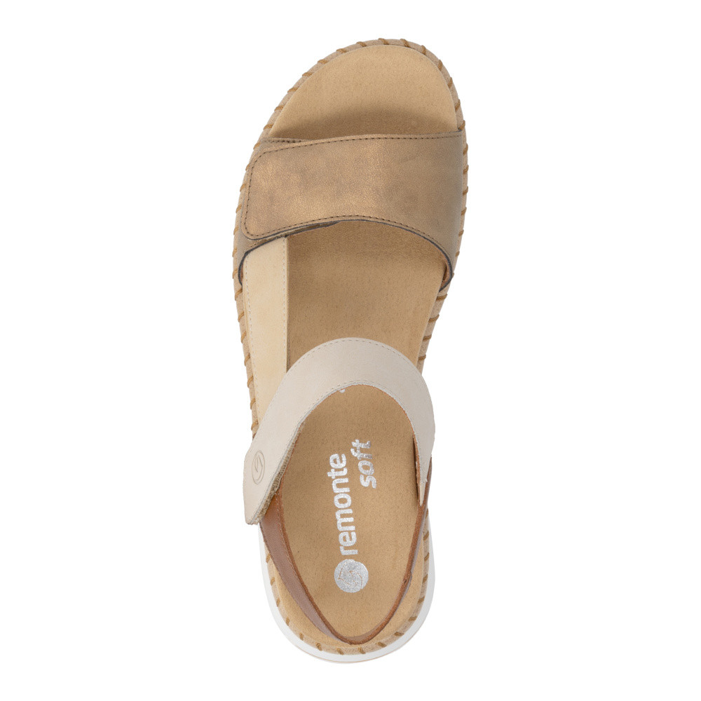 detail Dámské sandály REMONTE D3J50-92 béžová S6
