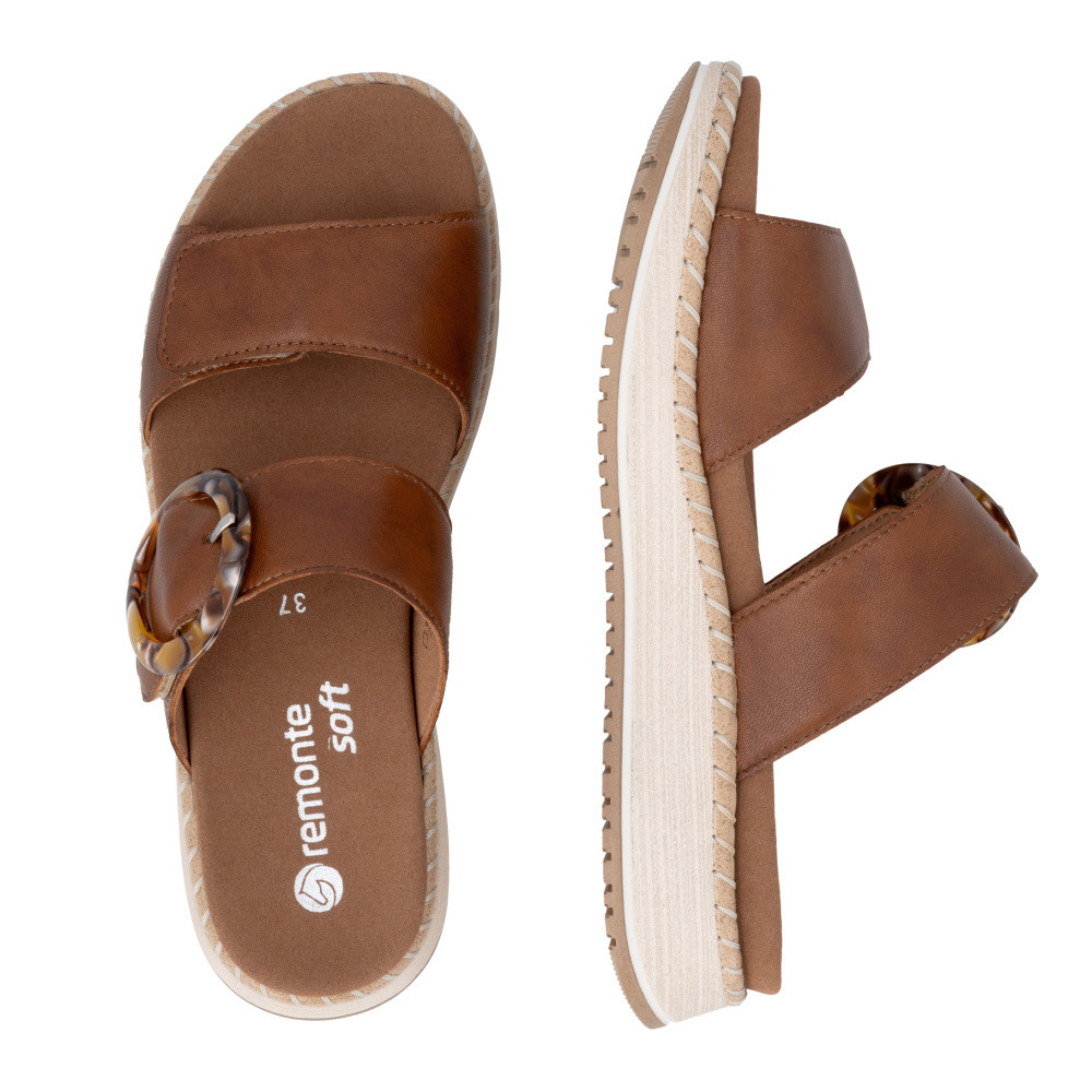 detail Dámské nazouváky REMONTE D3J51-24 hnědá S6