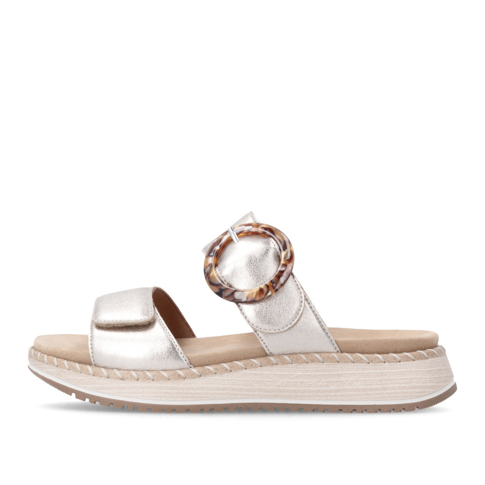 detail Dámské nazouváky REMONTE D3J51-90 zlatá S6