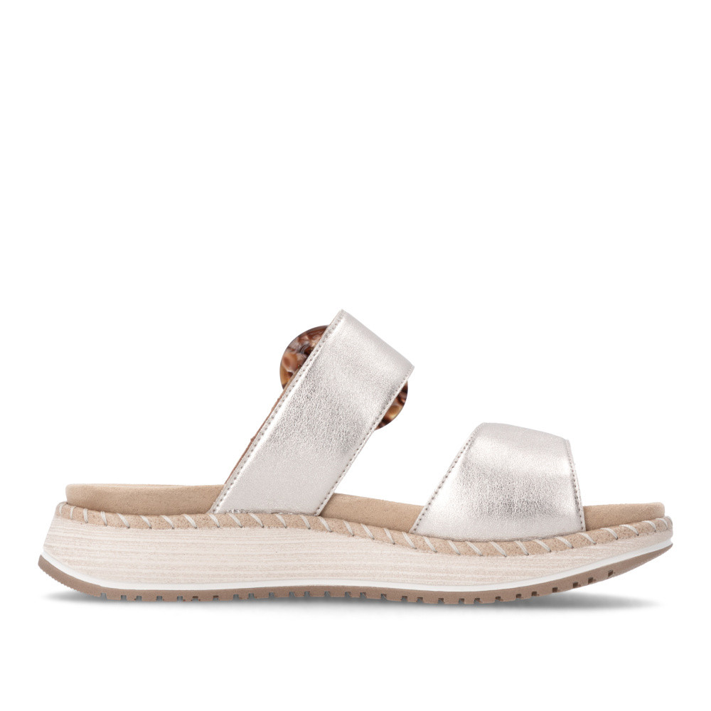 detail Dámské nazouváky REMONTE D3J51-90 zlatá S6