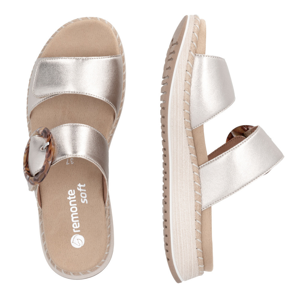 detail Dámské nazouváky REMONTE D3J51-90 zlatá S6