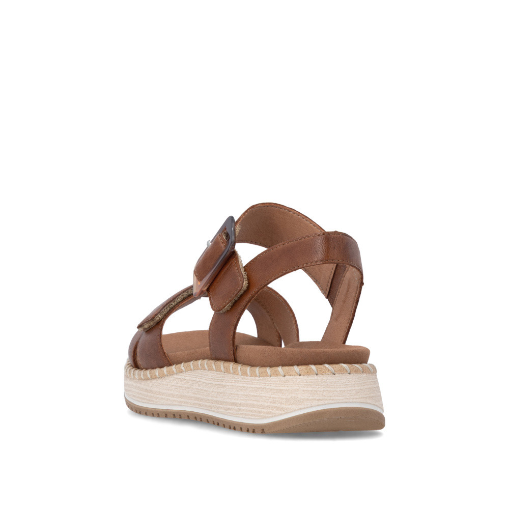 detail Dámské sandály REMONTE D3J52-24   BROWN   F/S6