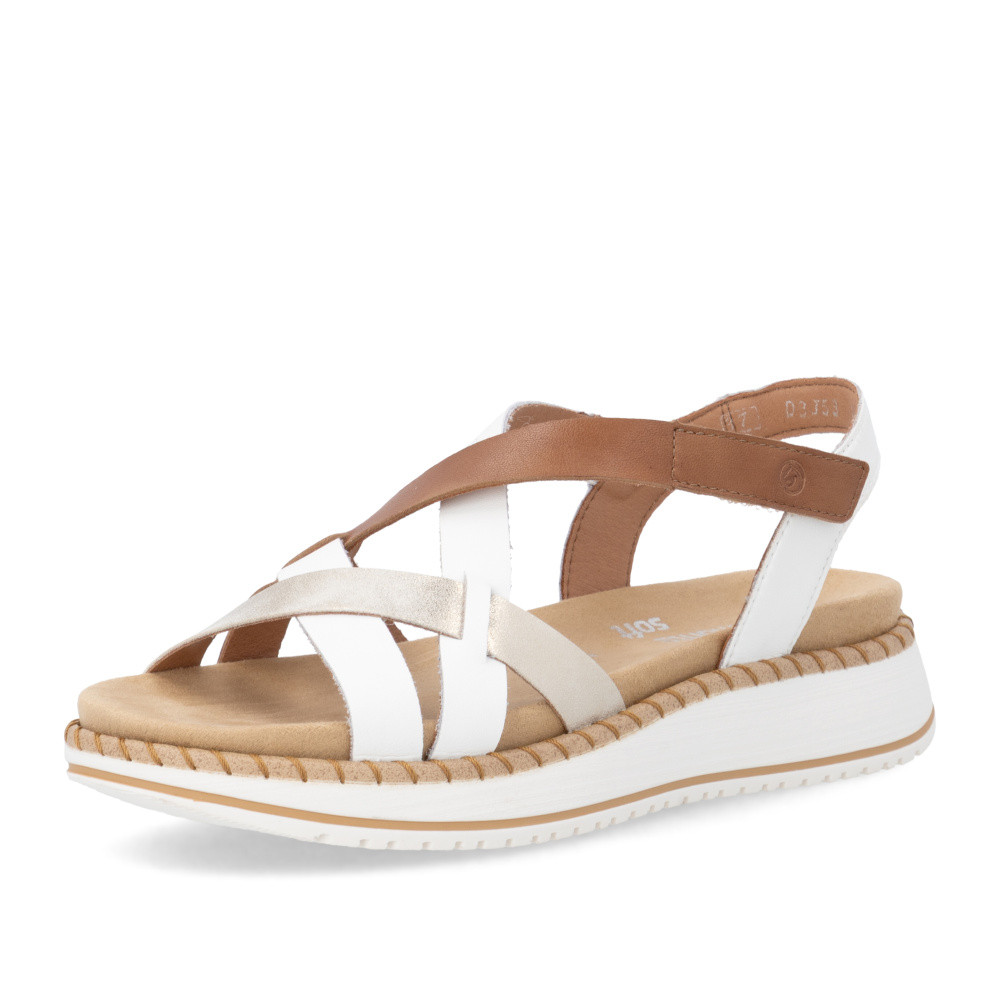 detail Dámské sandály REMONTE D3J53-80 bílá S6