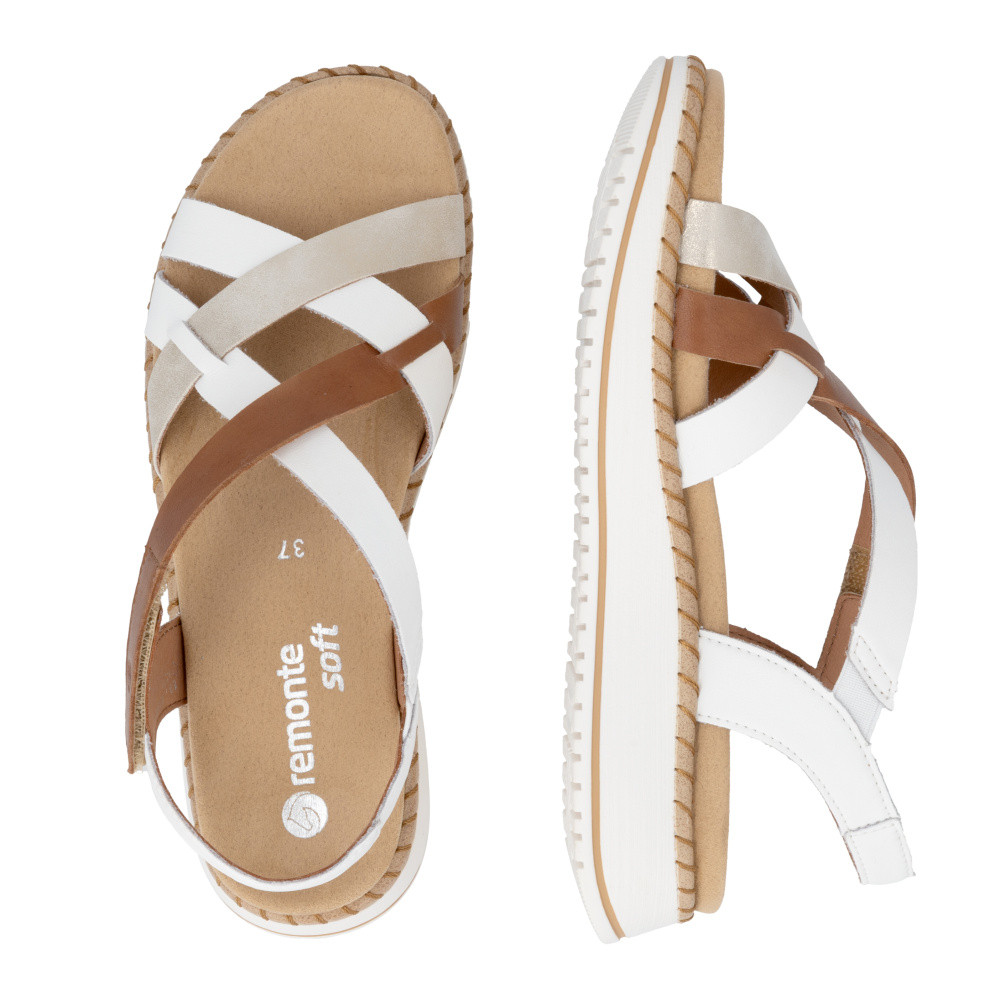 detail Dámské sandály REMONTE D3J53-80 bílá S6