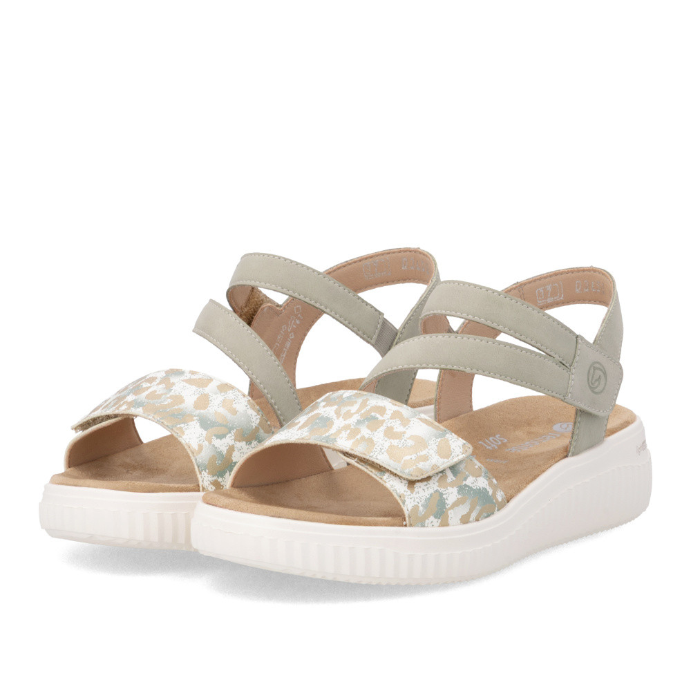 detail Dámské sandály REMONTE D3L51-52 zelená S6