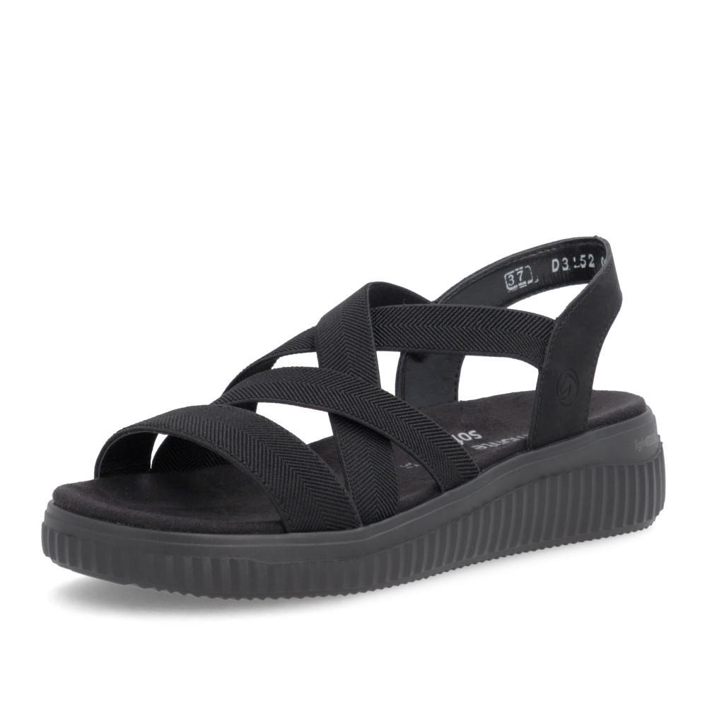 detail Dámské sandály REMONTE D3L52-00 černá S6