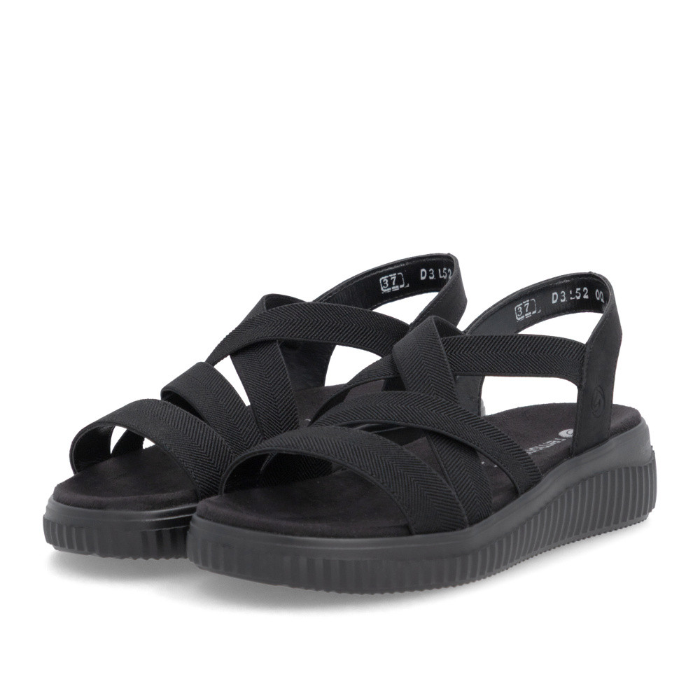 detail Dámské sandály REMONTE D3L52-00 černá S6