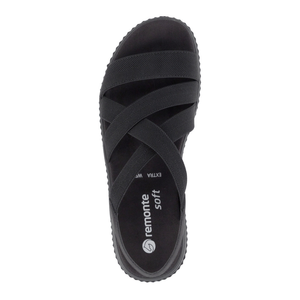 detail Dámské sandály REMONTE D3L52-00 černá S6
