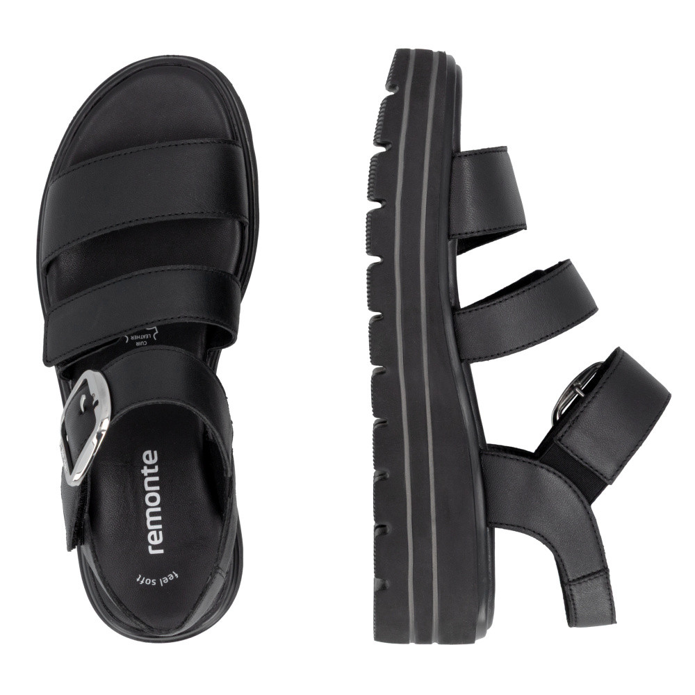 detail Dámské sandály REMONTE D3N50-00 černá S6