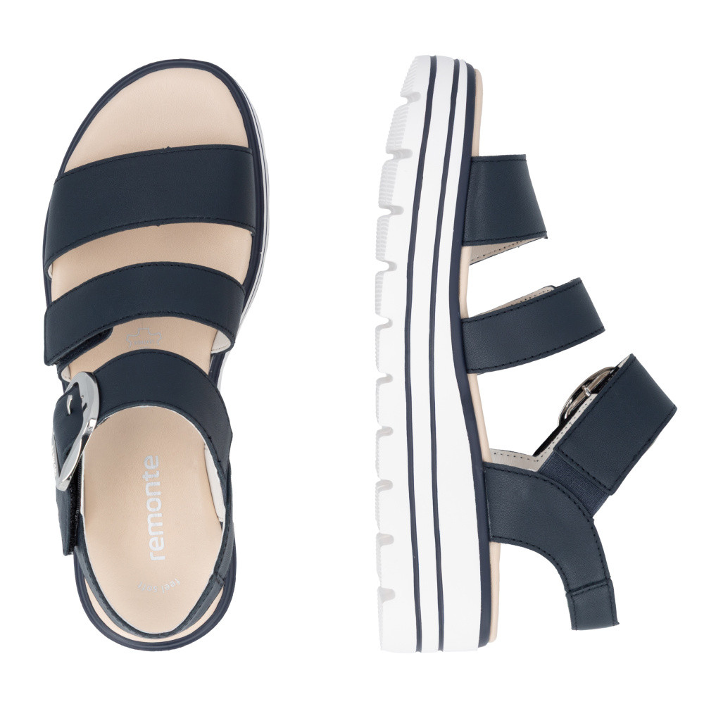 detail Dámské sandály REMONTE D3N50-14 modrá S6