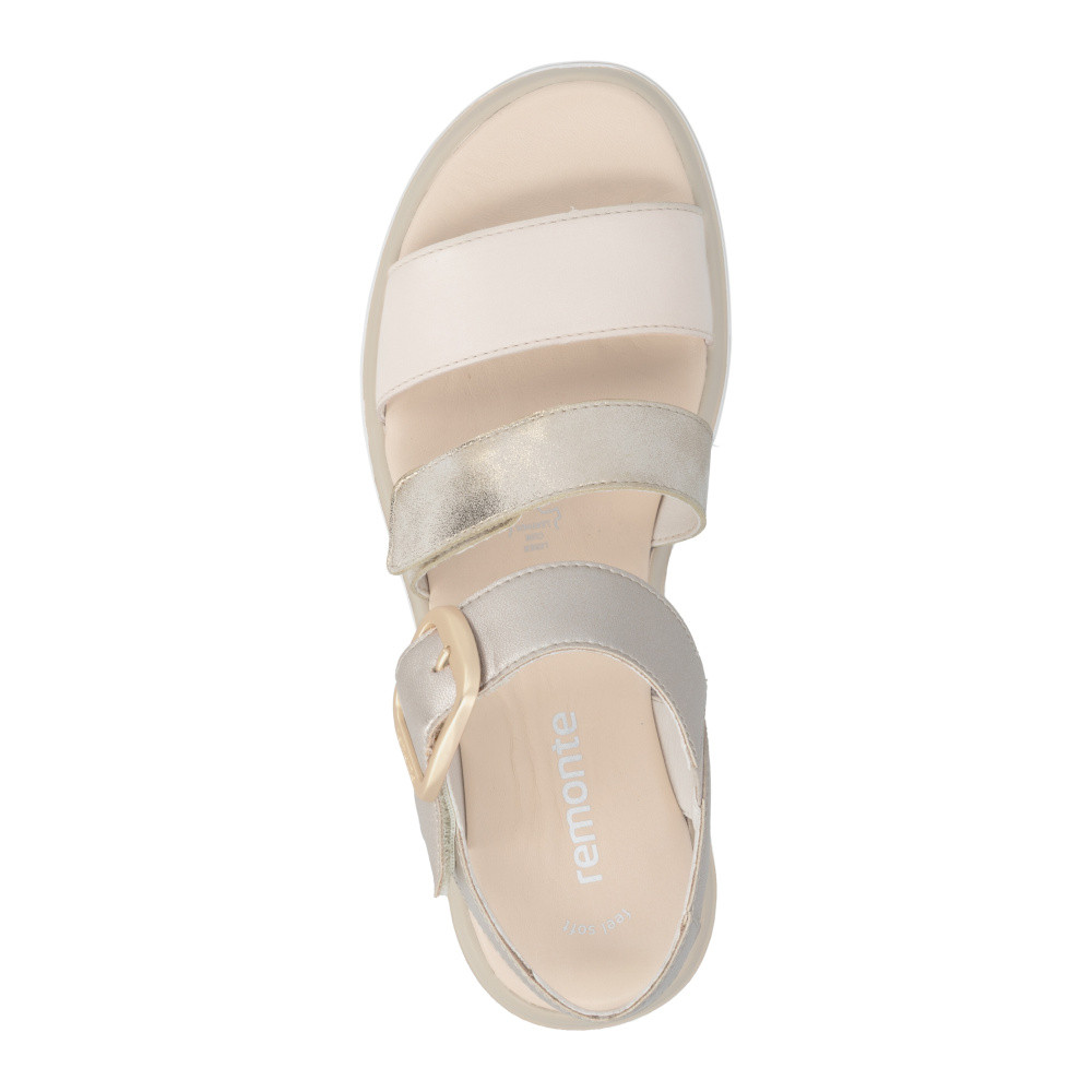 detail Dámské sandály REMONTE D3N50-90 zlatá S6