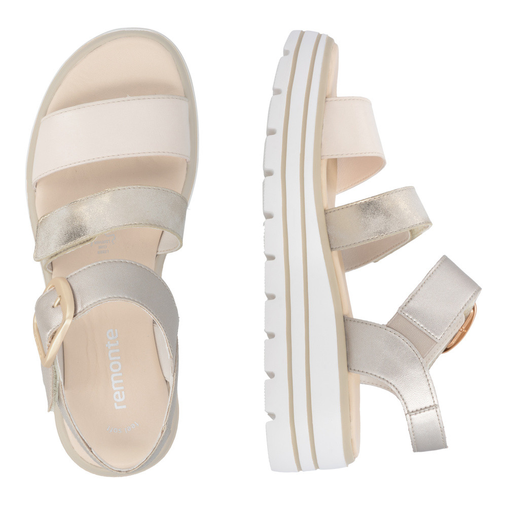 detail Dámské sandály REMONTE D3N50-90 zlatá S6