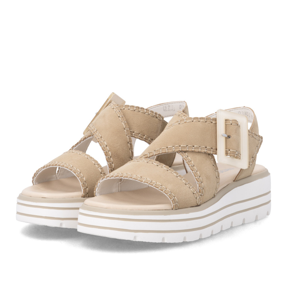 detail Dámské sandály REMONTE D3N51-62 béžová S6