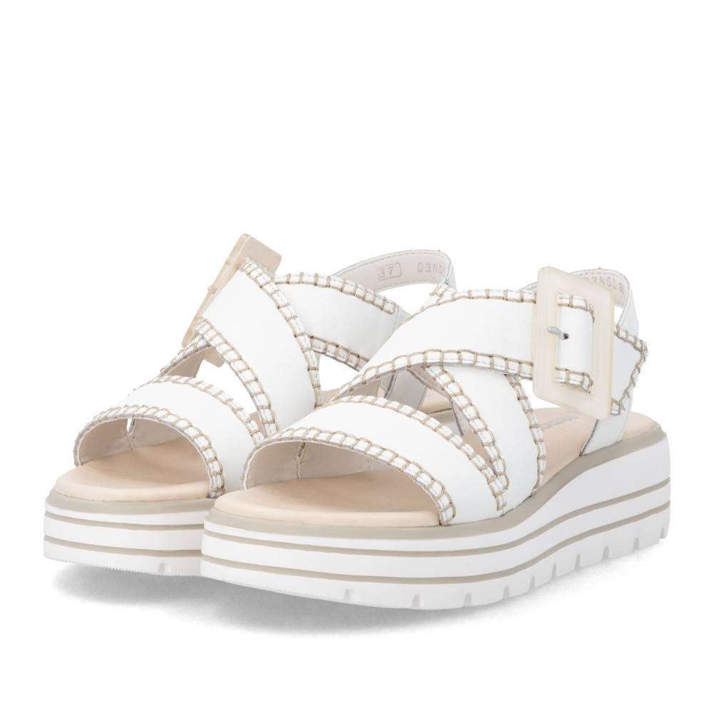 detail Dámské sandály REMONTE D3N51-80 bílá S6
