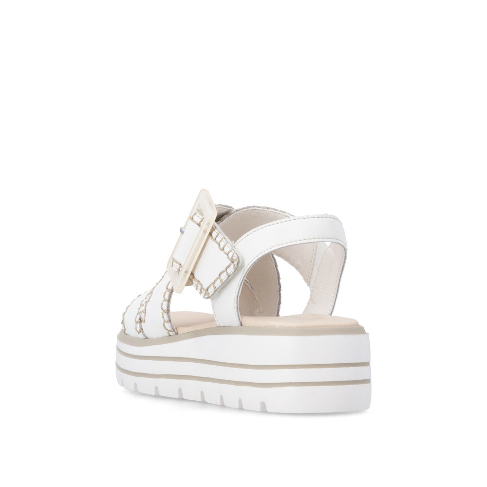 detail Dámské sandály REMONTE D3N51-80 bílá S6